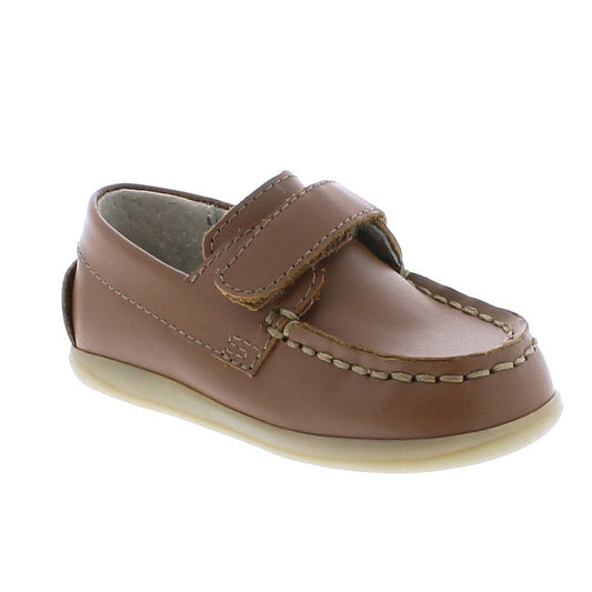 Footmates Baby / Toddler Boys Shoes - Peyton Loafer - Chestnut Brown