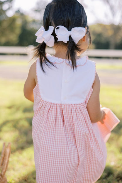 Proper Peony Girls Pink Blake Easter Bunny Dress