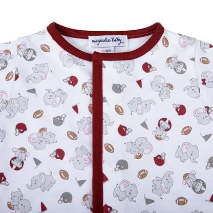 Magnolia Baby Alabama Elephant Football Crimson Tide Printed Converter Gown
