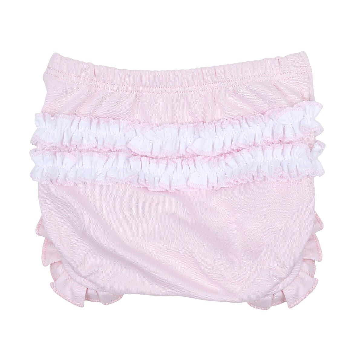 Magnolia Baby Girls Pink Vintage Bunny Embroidered Bloomers Set