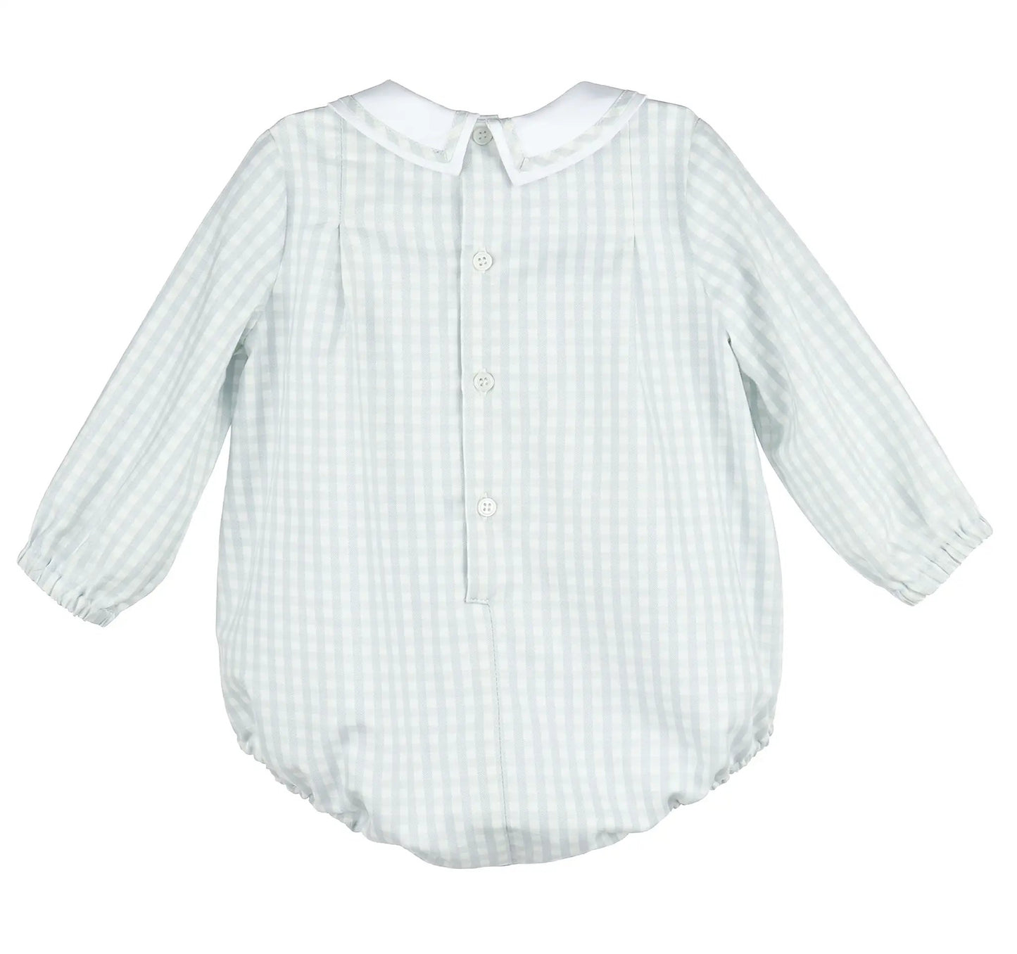 Sophie & Lucas Boys Blue Frosty Check Bubble