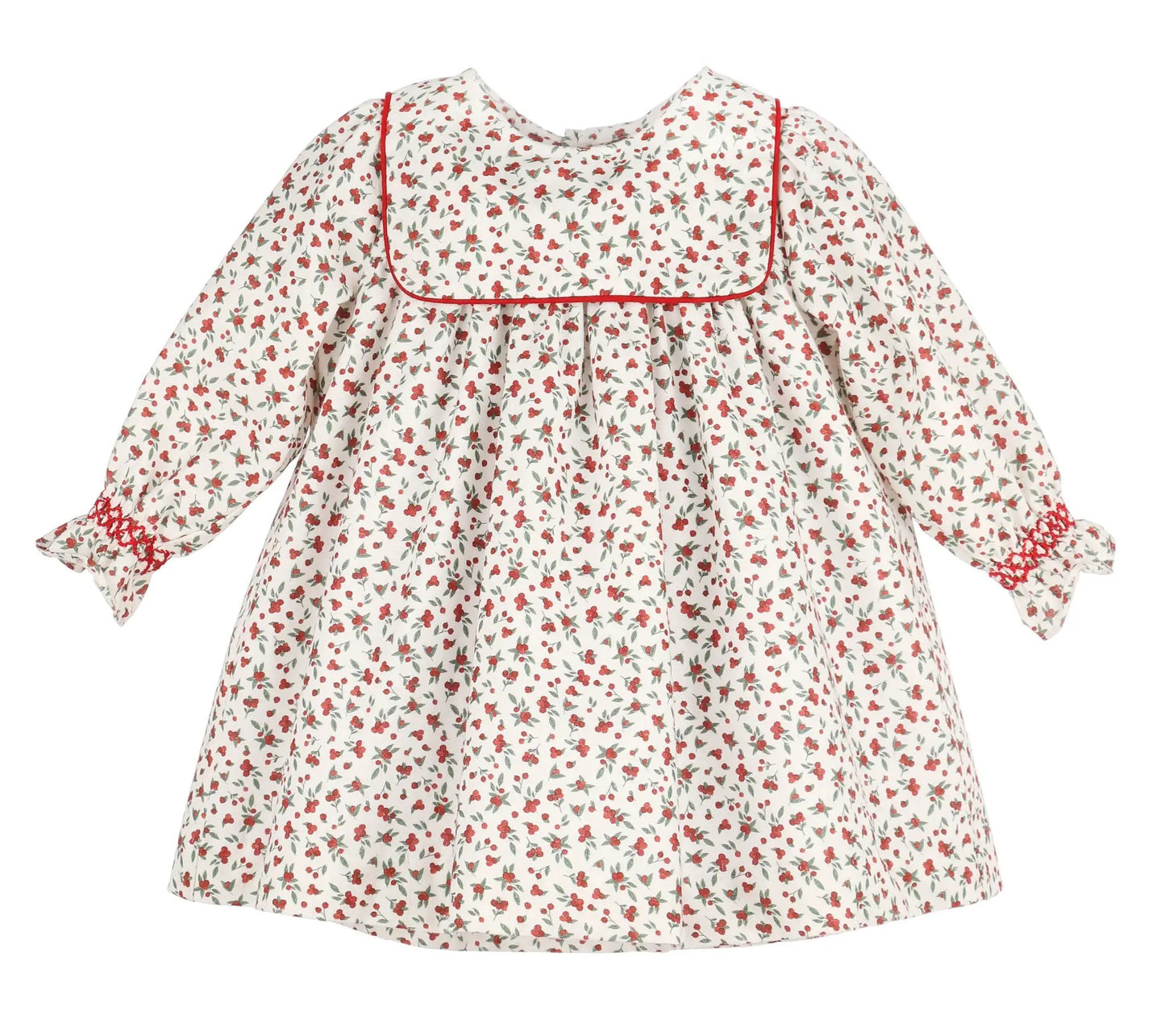 Sophie & Lucas Girls Red Winterberry Dress