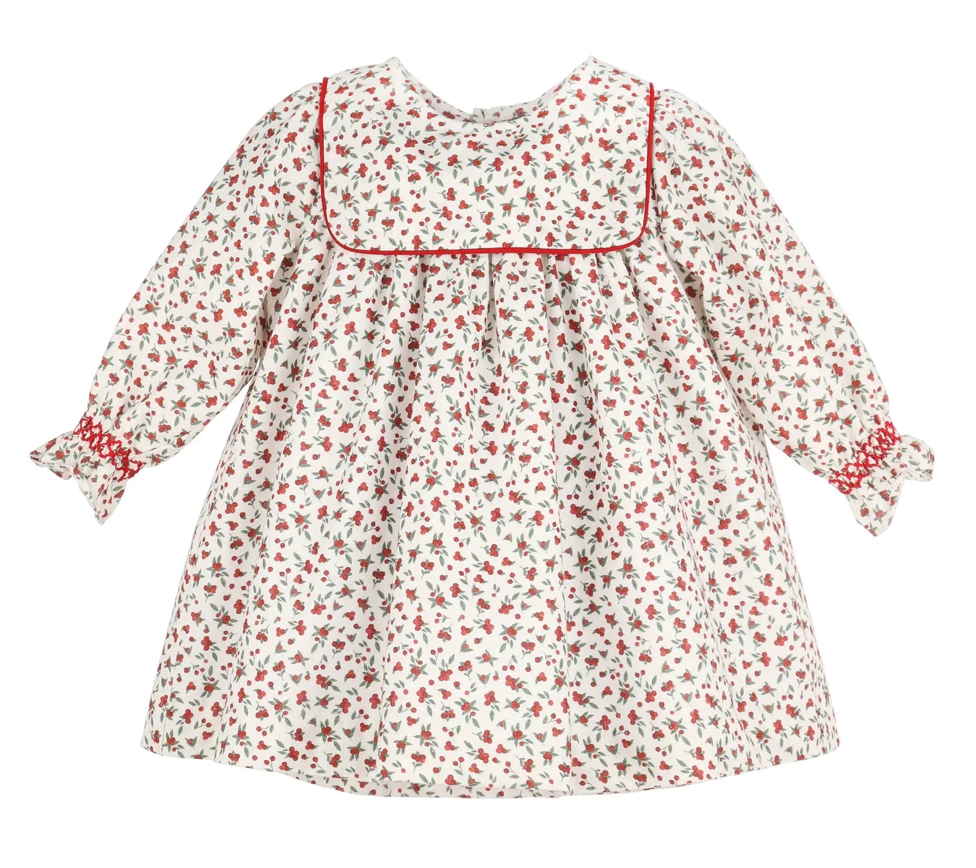 Sophie & Lucas Girls Red Winterberry Dress