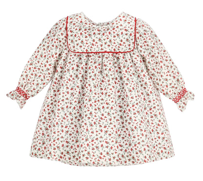Sophie & Lucas Girls Red Winterberry Dress