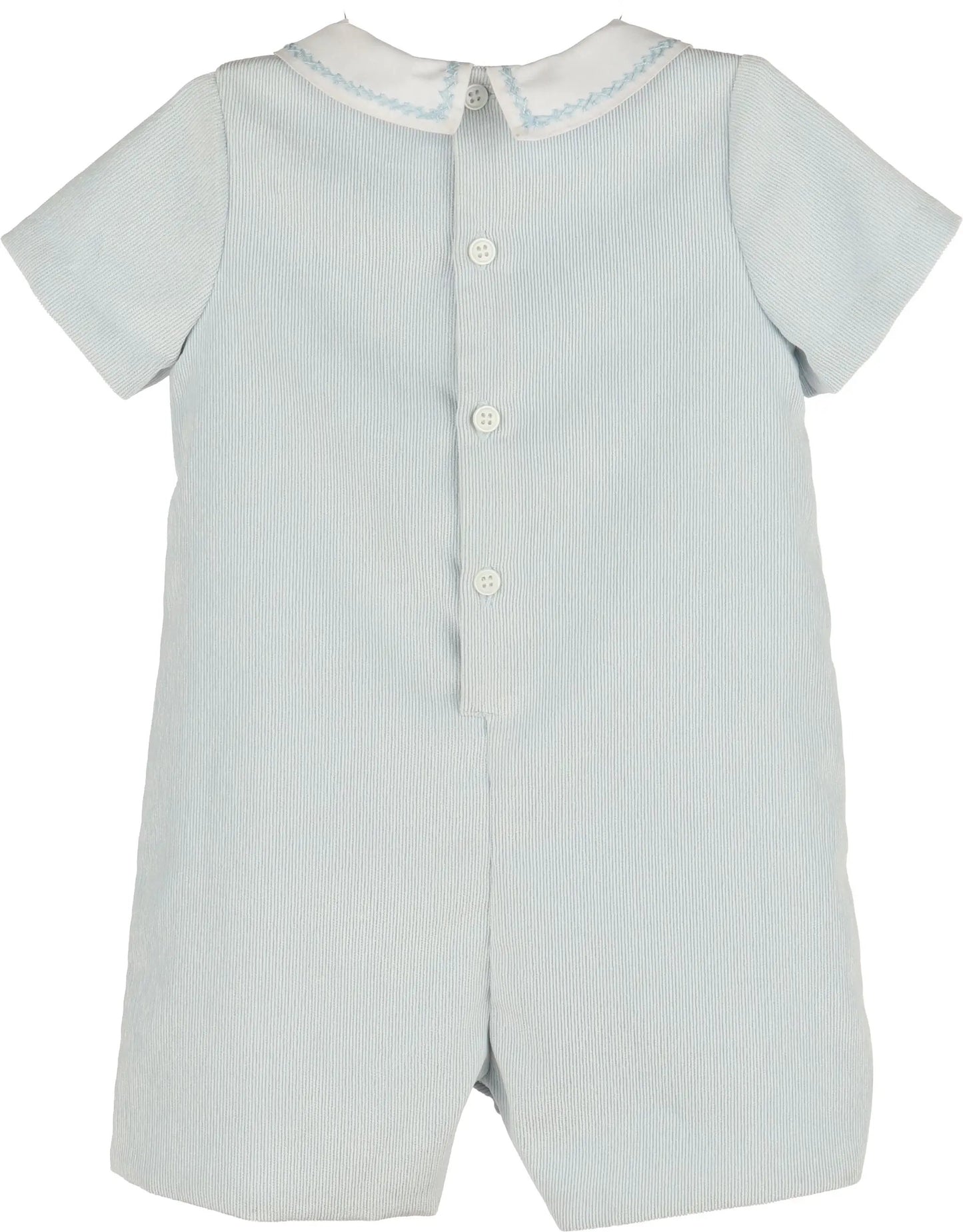 Luli & Me Boys Blue Sweet Corduroy Bubble by Luli & Me
