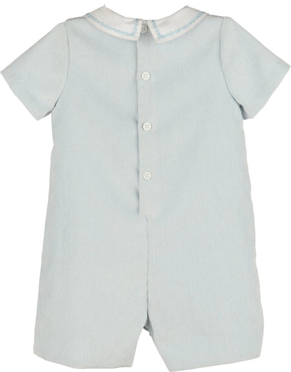 Luli & Me Boys Blue Sweet Corduroy Bubble by Luli & Me