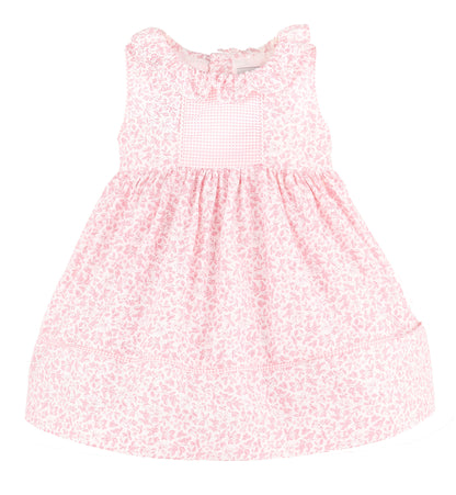 Sophie & Lucas Girls Blooms Dress - Bow on Back - Pink by Sophie & Lucas