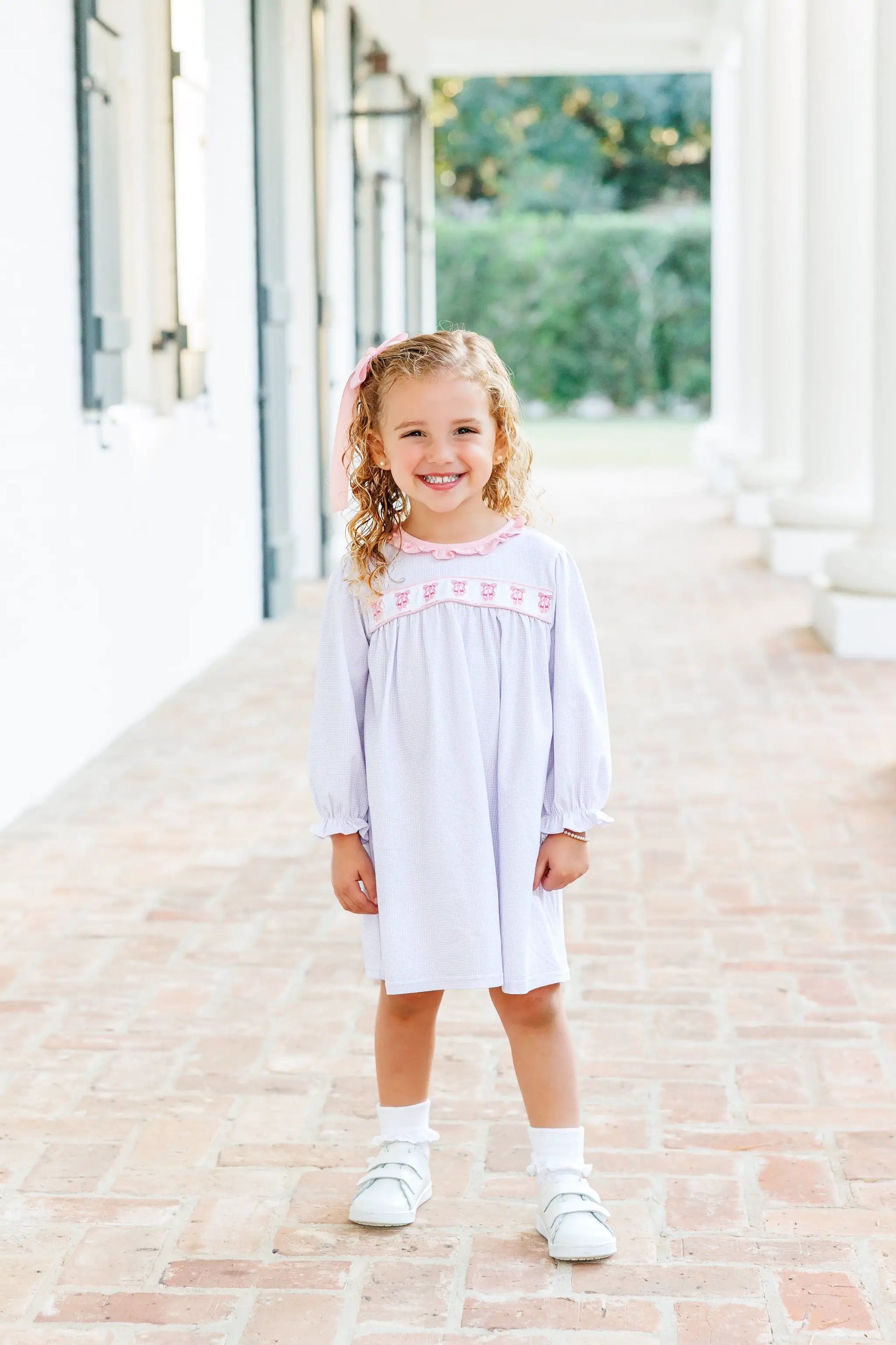 Trotter Street Kids Girls Purple Twinkle Toes Dress