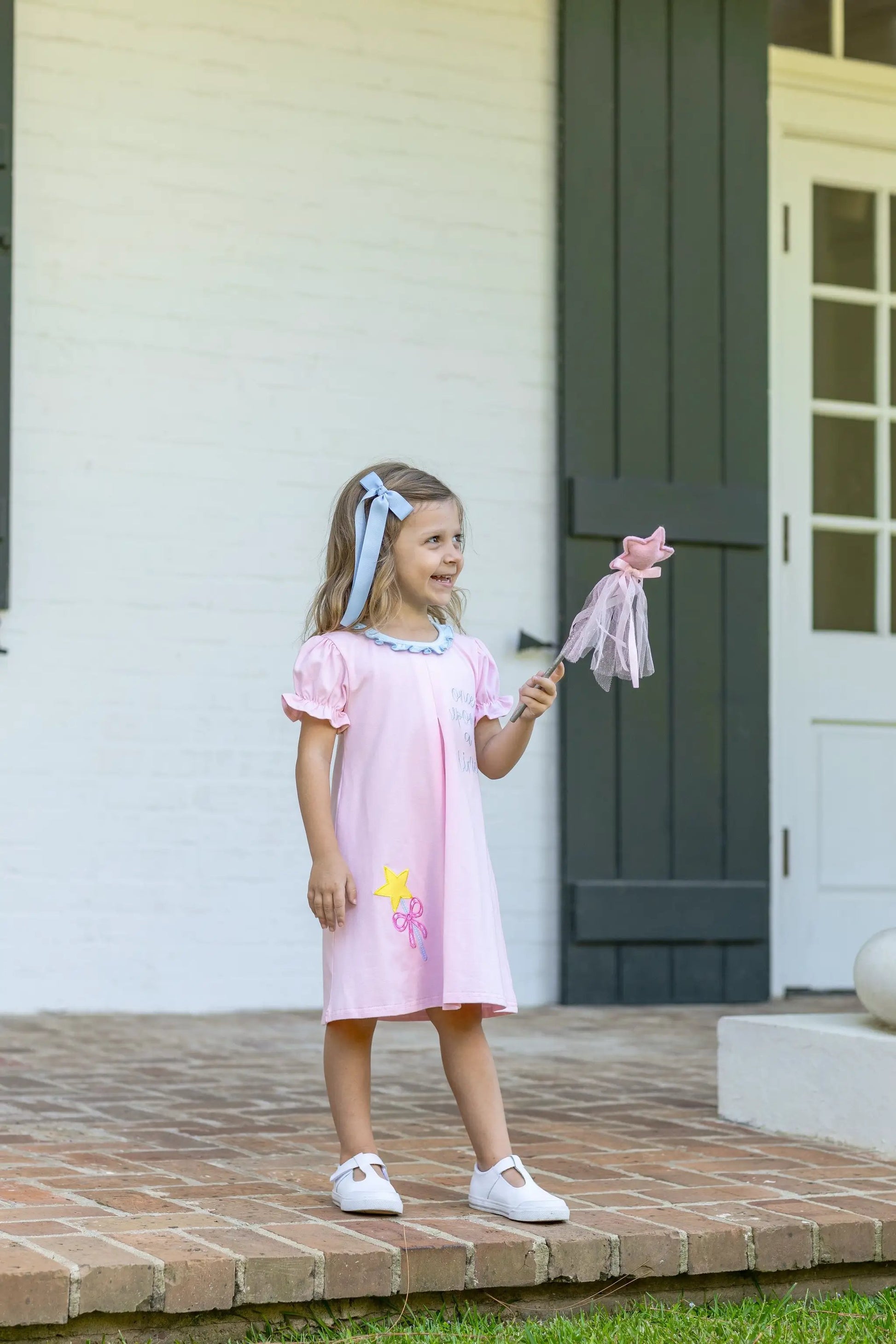 Trotter Street Kids Girls Pink Once Upon A Time Dress